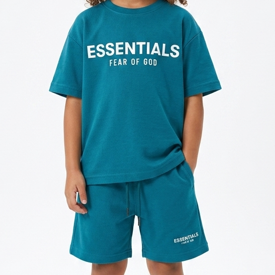 Teal Essentials Kids Co-ord Set  Casual Comfort with Trendy Vibes