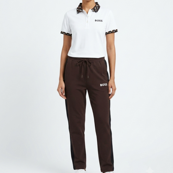 Premium Women's  Polo T-Shirt &  Track Pants Co-Ord Set