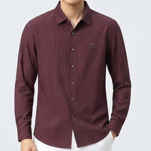 Premium  Pinstripe Full-Sleeve Shirt – Stylish Casual & Formal Wear