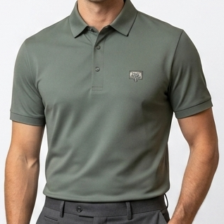 Premium Olive Green Men's Polo T-Shirt Half Sleeve  Soft & Comfortable Fit