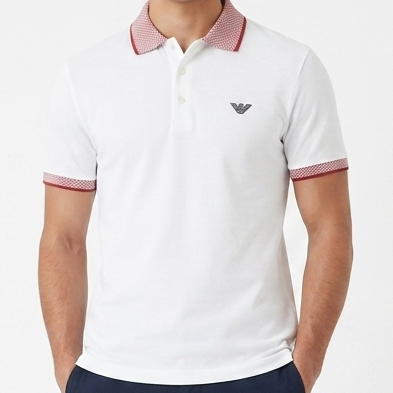 Premium Contrast Collar Polo Shirt | Elegant Half Sleeve Casual Wear T-Shirt
