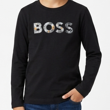 Imported Kids Black Graphic Print Full Sleeve T-Shirt – Premium  Casual Wear