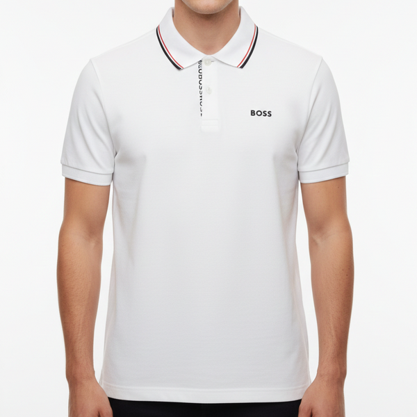 Luxury Classic White Polo Smart & Stylish Look