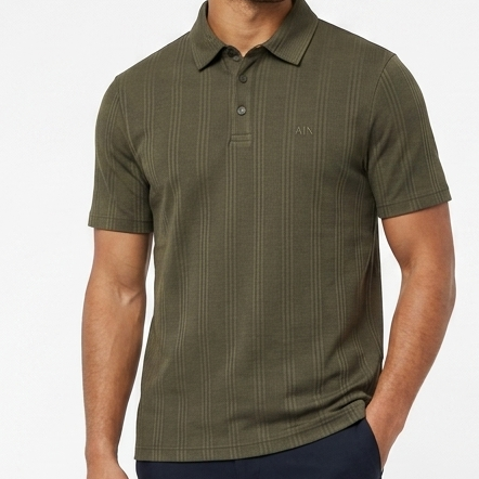 Luxury Textured Polo T-Shirt For Men