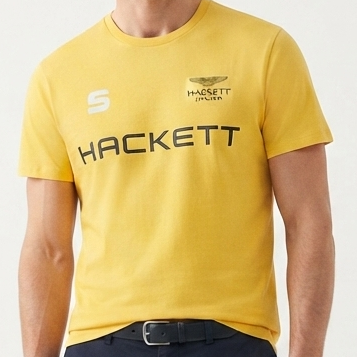 Men’s Yellow Racing T-Shirt – Premium Motorsport Style