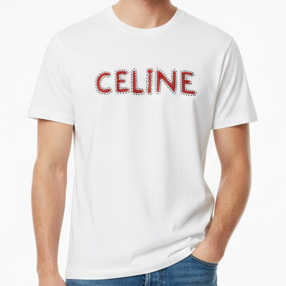 Men’s White Graphic Print T-Shirt Premium Casual Wear