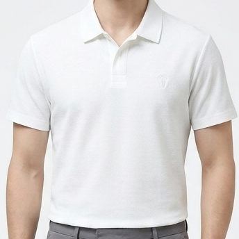 Classic White Premium Polo T-Shirt for Men