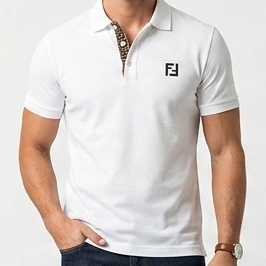 Men’s Premium White Polo T-Shirt – Classic Collar Cotton Casual Tee