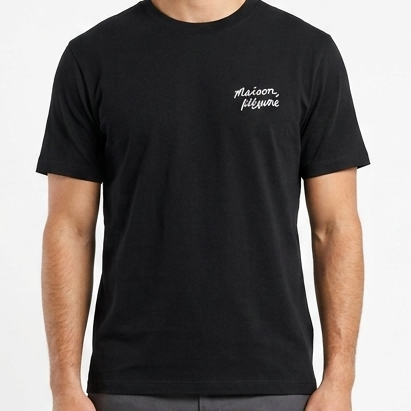 Men’s Premium Minimalist Black Half Sleeve T-Shirt