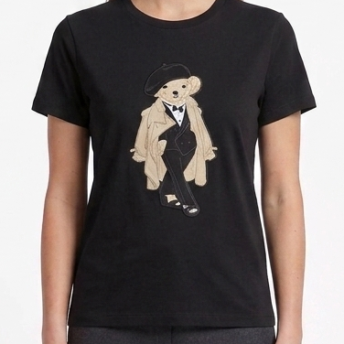 Women’s Premium Black Graphic T-Shirt – Trendy Casual Wear