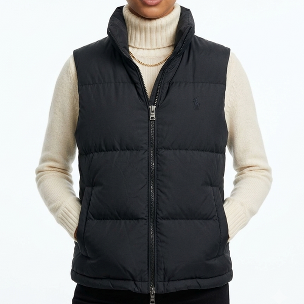Women's Sleeveless Padded Quilted Puffer Vest Jacket