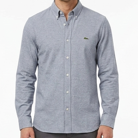 Premium Blur Formal & Classic  Shirt With Embroidered Crocodile Logo