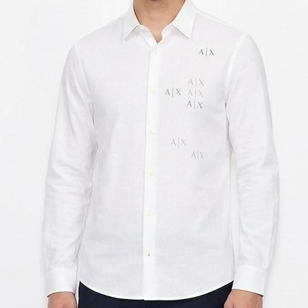 Men’s Premium Brand Signature White Regular  Fit Shirt for Men