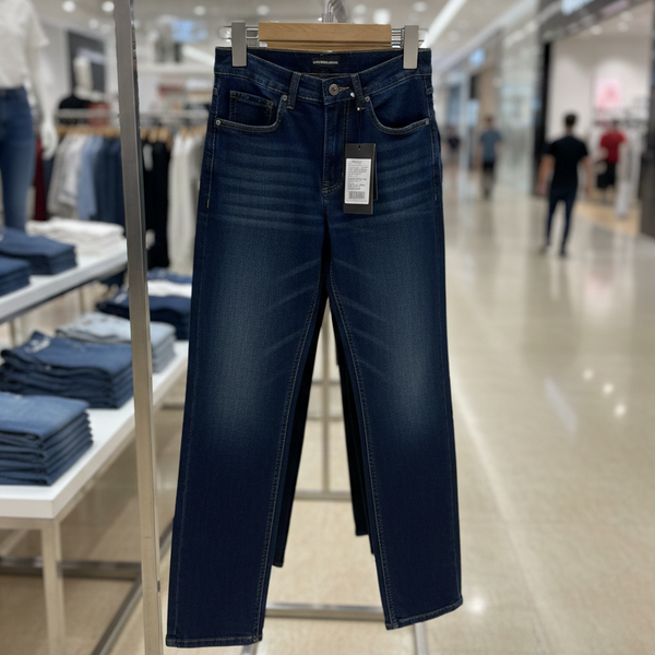 Men’s Classic Dark Blue Denim Jeans Comfortable & Everyday Stylish