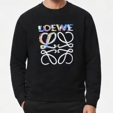 Men’s Premium Black Graphic Print Full-Sleeve Sweatshirt
