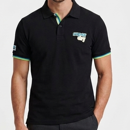 Premium Men's Imported Polo T-Shirt – Contrast Trim  Regular Fit