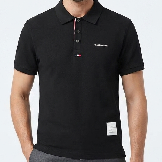 Premium Black Branded  Classic Polo T-Shirt