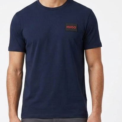 Premium Navy Blue Crew Neck T-Shirt