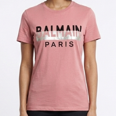 Women’s Premium Pink Logo T-Shirt Elegant Casual Wear