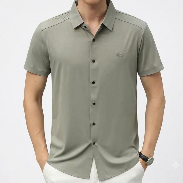 Premium Short Sleeve Shirt for Men – Smart Casual Button-Up Shirt