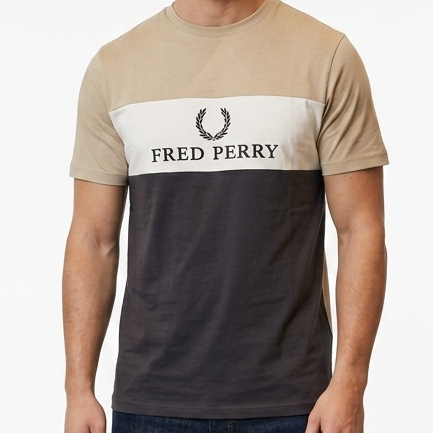 Premium Color Block Casual T-Shirt for Men
