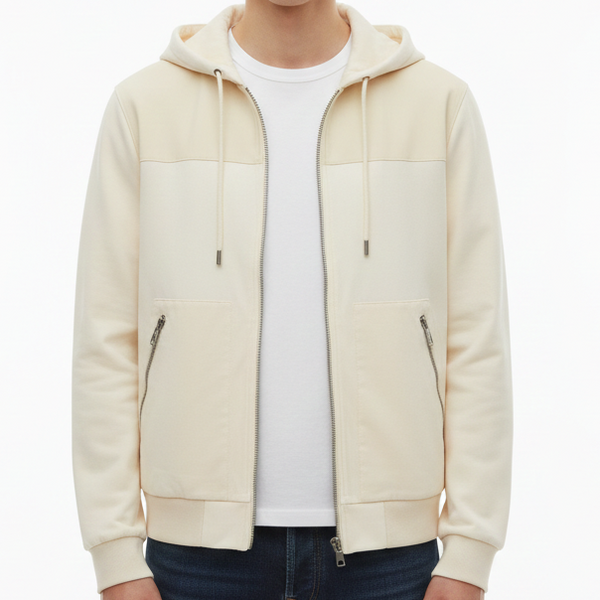 Premium Zip-Front Hoodie For Men