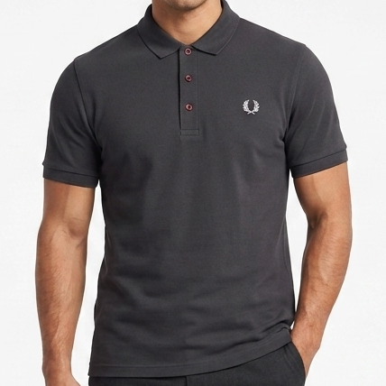 Men’s Premium Dark Grey  Polo T-Shirt – Classic Smart Casual Wear