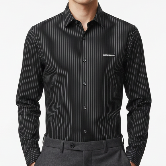 Premium  Elegant  Regular Fit Striped Shirts New  Edition