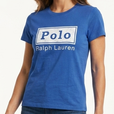 Premium Everyday Blue Crew Neck T-Shirt for Women