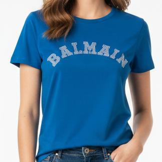 Women’s Premium  Embellished T-Shirt Elegant Luxury Casual Wear