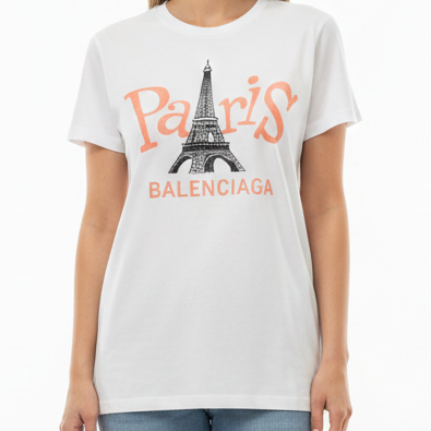 Premium  Women’s Graphic Print White T-Shirt
