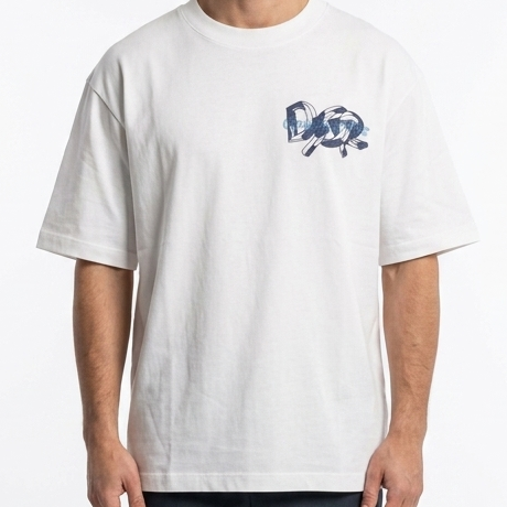 Exclusive  Premium White Graphic Oversied T-Shirt for Men
