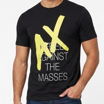 Premium Branded AX Rebel Graphic Print T-Shirt – Bold Urban Style for Men