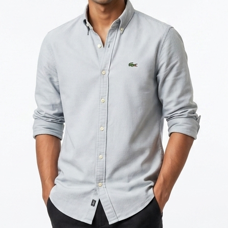 Branded Classic Fit Button-Down Shirt Premium Collection