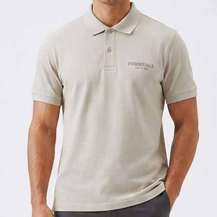 Men’s  Premium Beige Polo T-Shirt – Classic Casual Fit