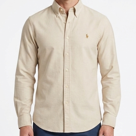 Premium Solid beige Designer Shirt for Men