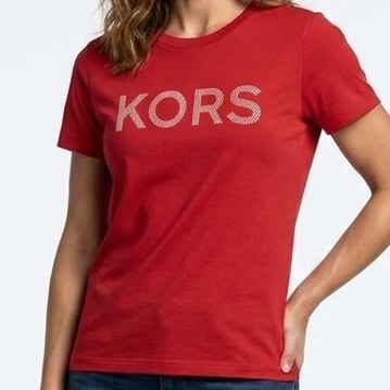 Women's Premium Red Logo Graphic T-Shirt