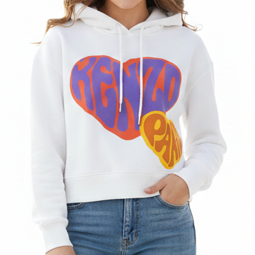 Luxury Collection  Graphic Heart Hoodie