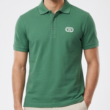 Premium Green Designer-Style Polo T-Shirt