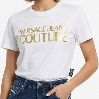 Women's Luxury White Logo T-Shirt