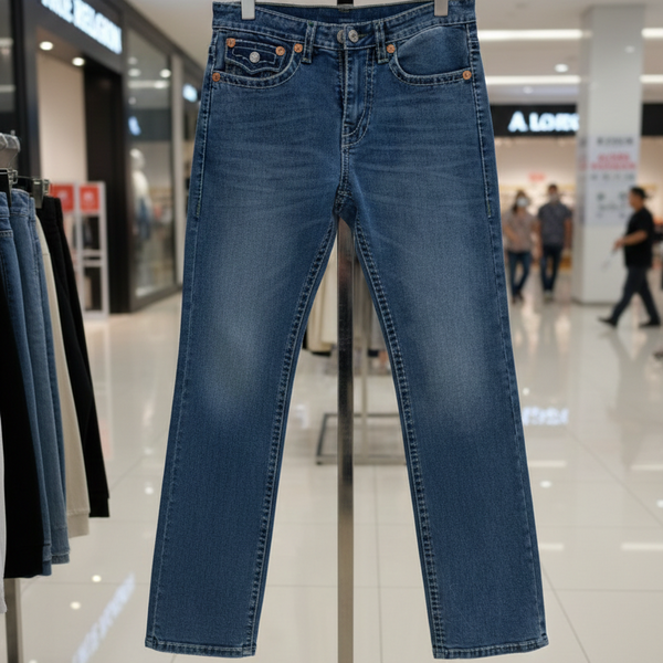 Premium Designer Jeans  Classic Stitch Detail Denim
