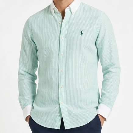 Men’s Premium Full Sleeve Contrast Collar  Shirt