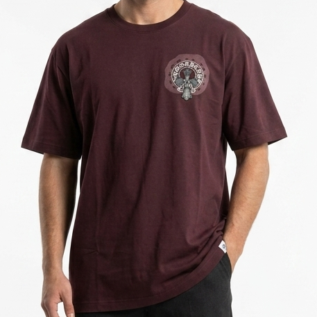 Premium Maroon  T-Shirt – Stylish Casual Streetwear for Men