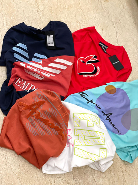 Branded Training Logo Print Crew-Neck T-Shirt