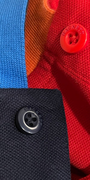 Premium Men Black AM Tipped Polo T-shirt