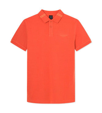 Premium Men Black AM Tipped Polo T-shirt