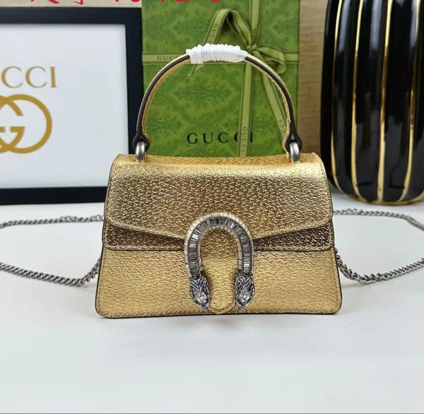 Premium Dionysus Mini Top Handle Bag