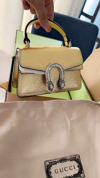 Premium Dionysus Mini Top Handle Bag