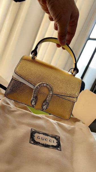 Premium Dionysus Mini Top Handle Bag