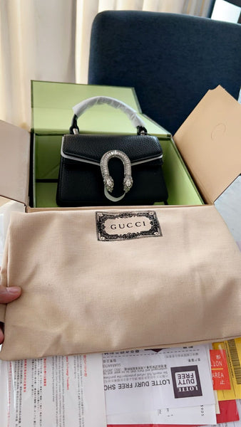 Premium Dionysus Mini Top Handle Bag